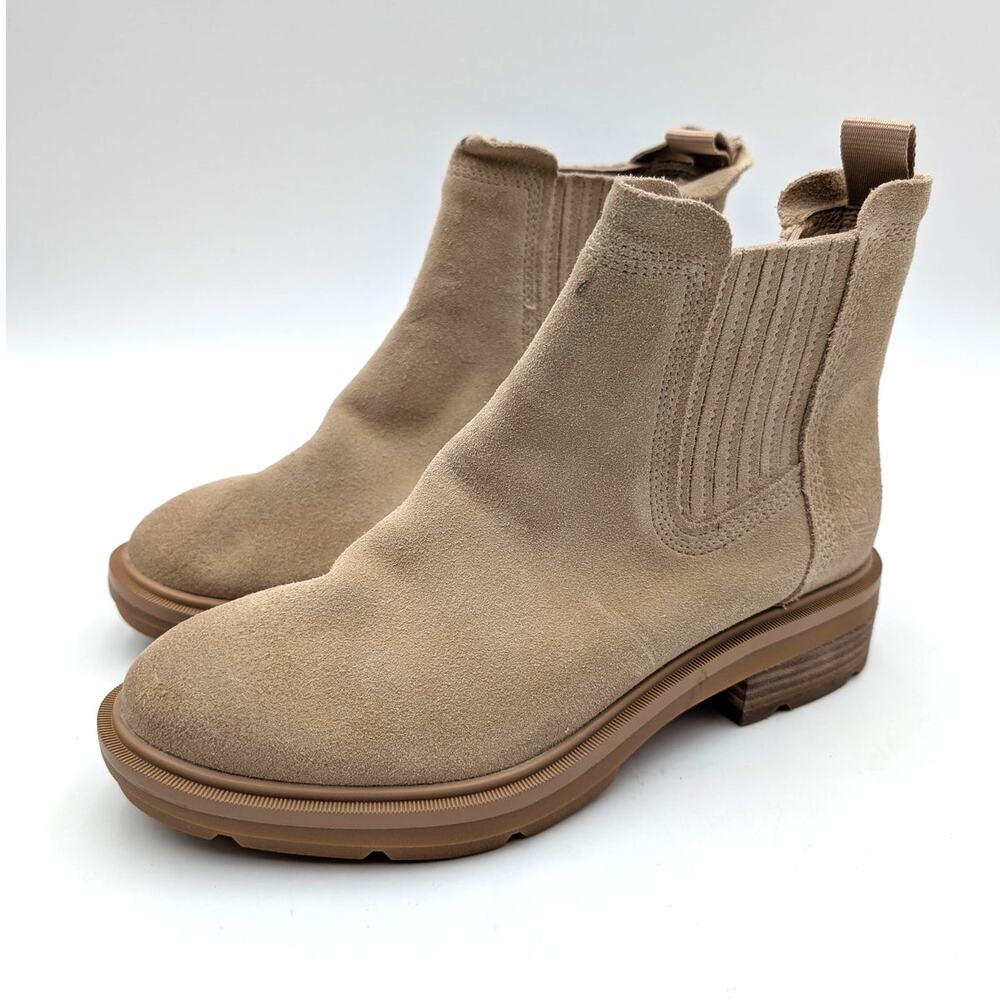 Timberland Brimfield Chelsea Ankle Boots Women's Light Beige Size US6.5 EU37.5